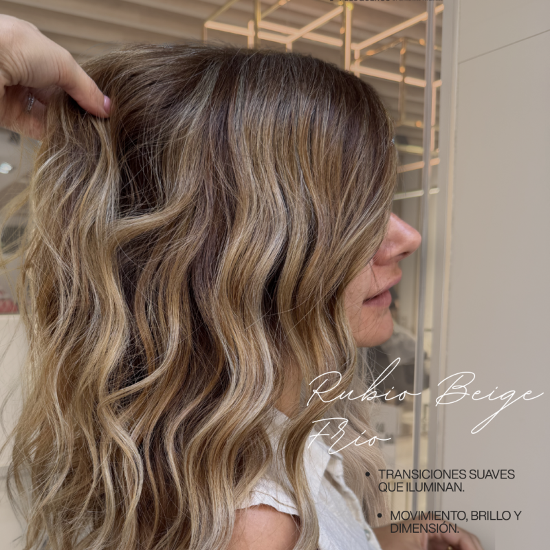 rubio beige frio transiciones