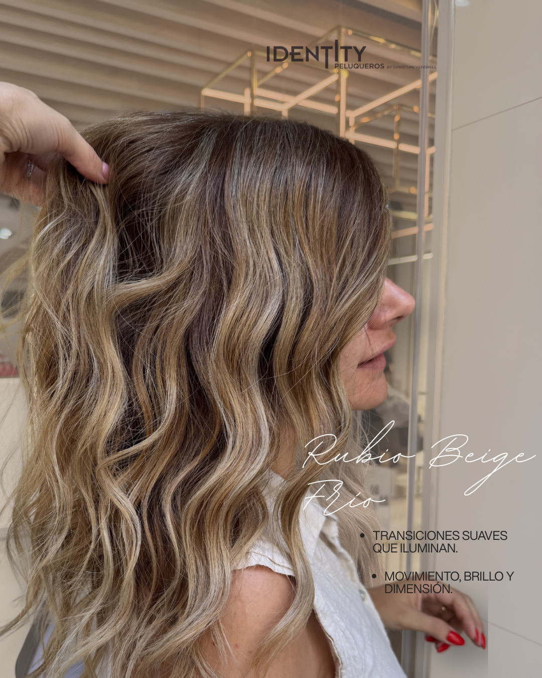 rubio beige frio transiciones